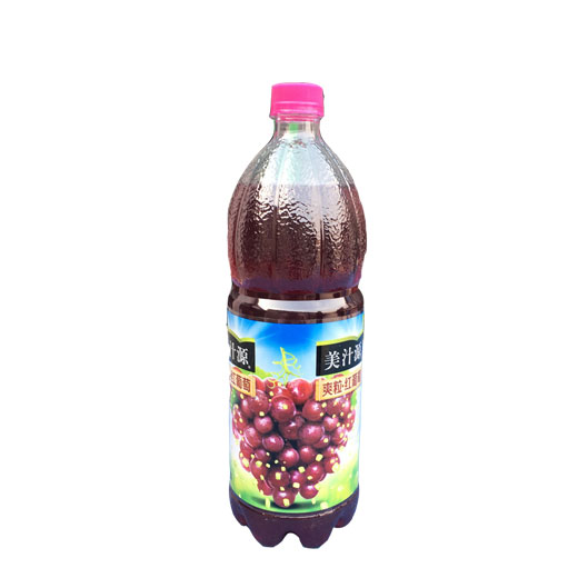 美汁源 果粒橙 爽粒葡萄 红葡萄 热带果粒 4口味拼1.25*l 12瓶装