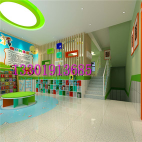 杨浦早教中心亲子幼儿园学校室内装修装潢设计
