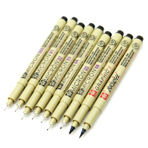 日本樱花针管笔套装