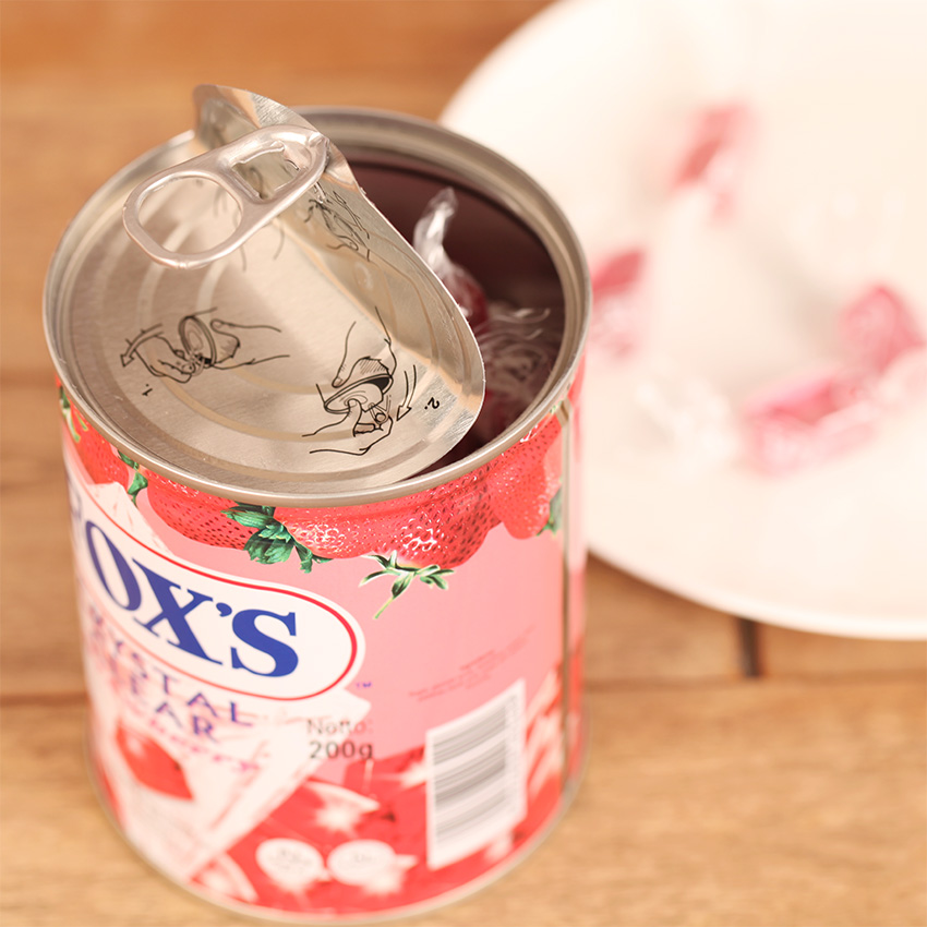 nestle雀巢水果糖foxs霍士水晶糖草莓味200g印尼进口水果味硬质糖