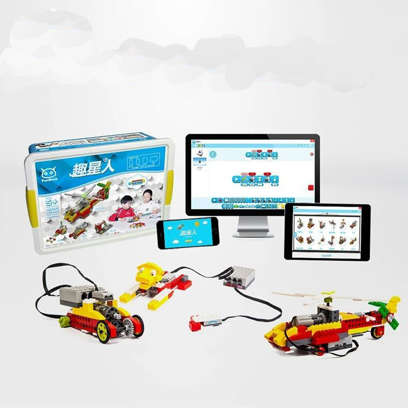 趣星人编程入门版0503 wedo1.5机器人套件兼