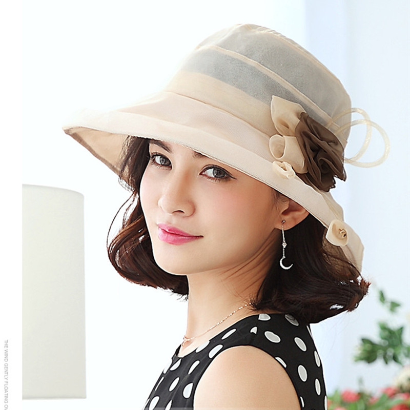 新款女式太阳帽2017凉帽夏天防晒遮阳帽子女士夏季时尚潮韩版百搭
