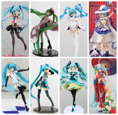 初音未来 miku q版 赛车 深海 和服机箱手办模型 生日
