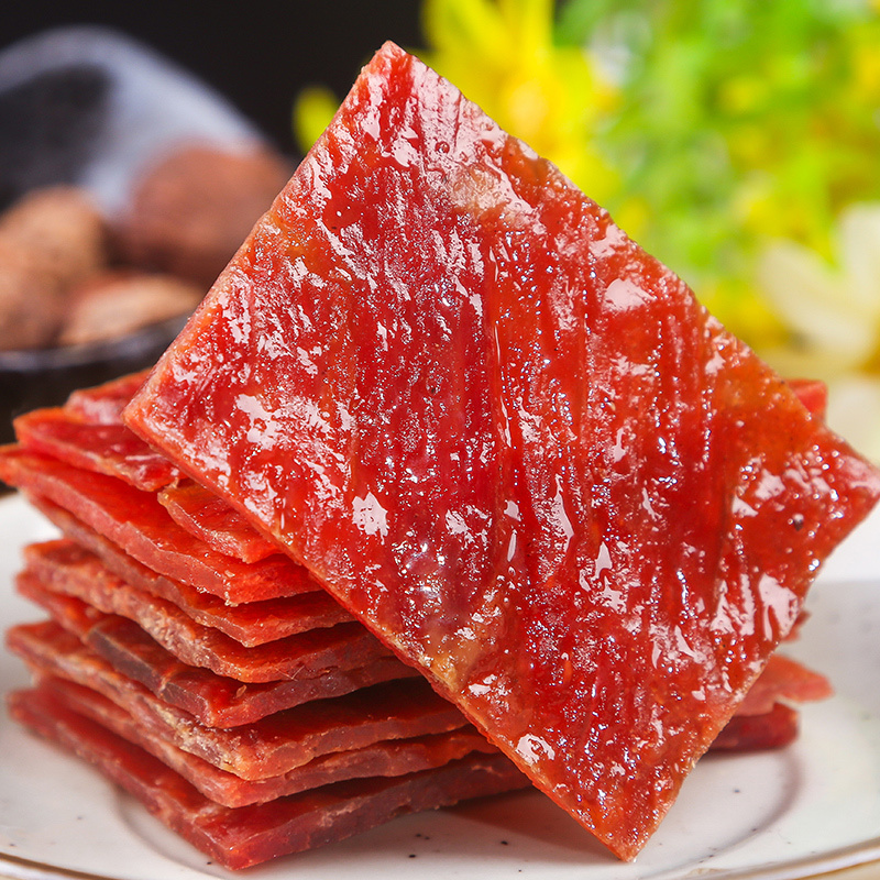 淘豆靖江猪肉脯500g原味蜜汁香辣肉干零食大礼包肉类熟食特产小吃