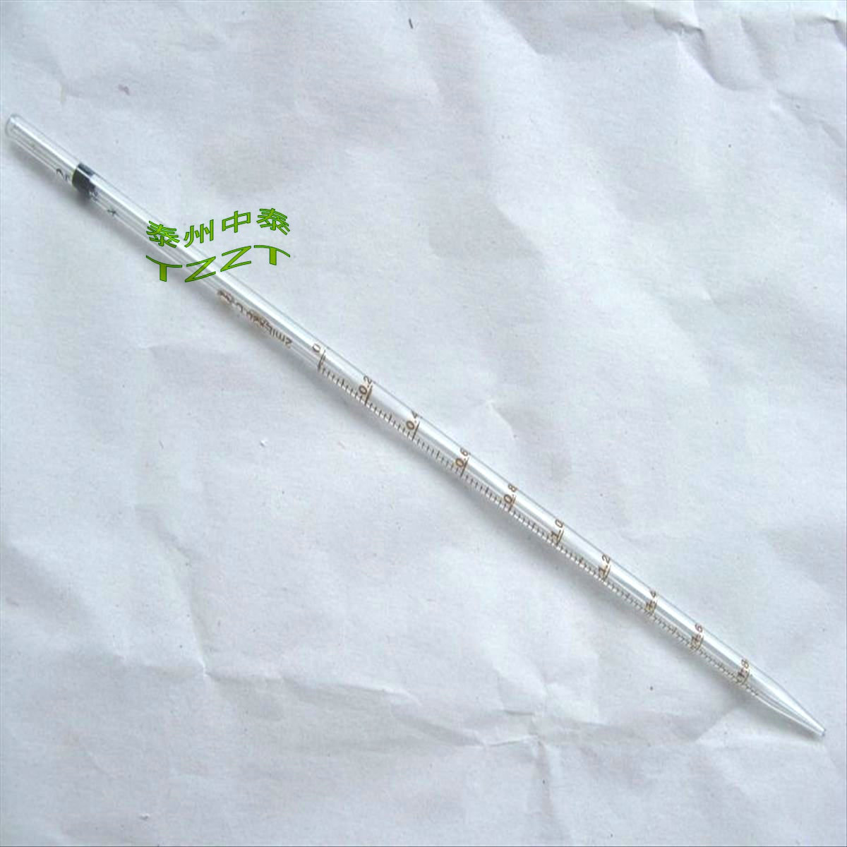 刻度吸管玻璃滴管带环标移液管1ml2ml5ml10ml刻度精度
