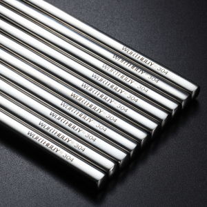 防霉304不锈钢筷子家庭装套装