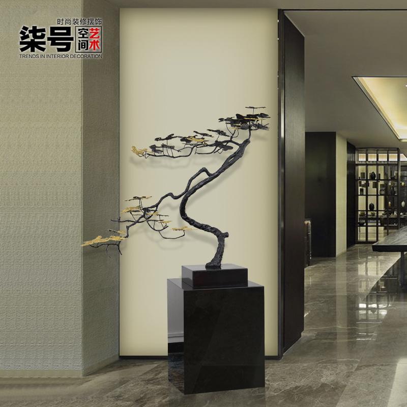 现代抽象雕塑摆件酒店会所客厅样板房玄关艺术品创意软装饰工艺品