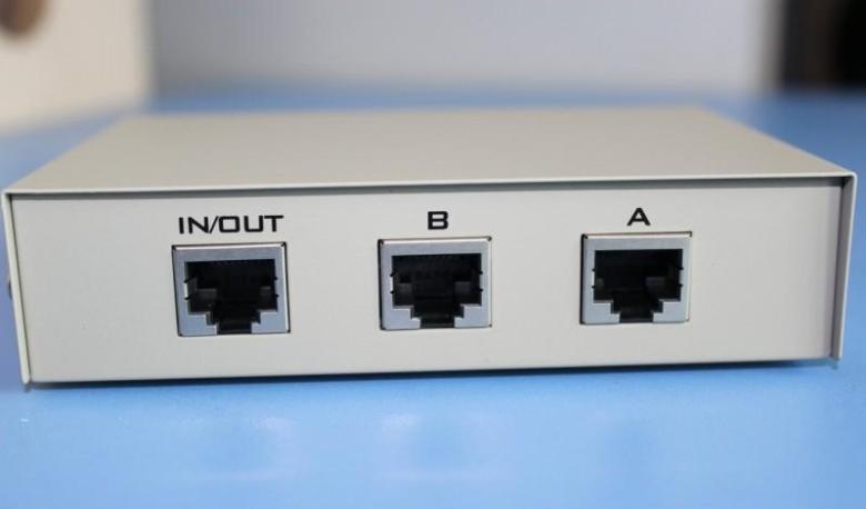 mt-rj45-2m 二口迷你网络切换器 rj45网络以太网共享器内外网切换