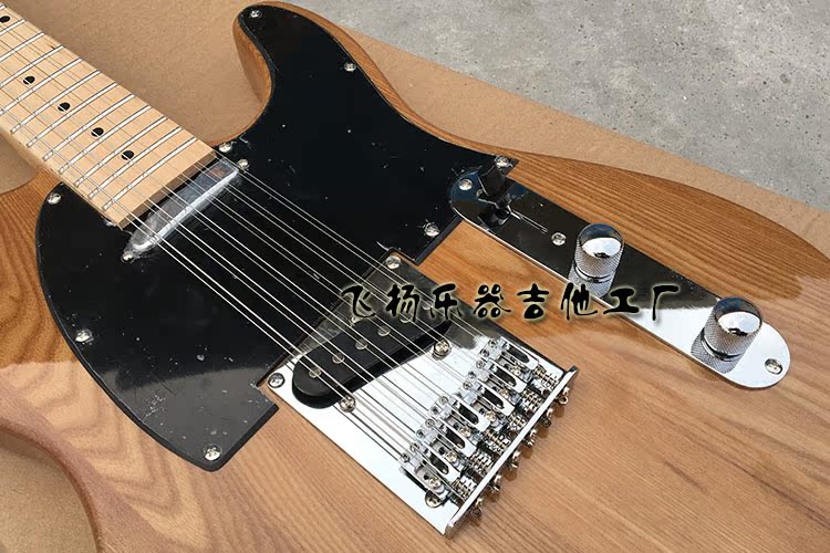 飞扬fender tl样式12弦 电吉他榆木琴身 枫木指板颜色