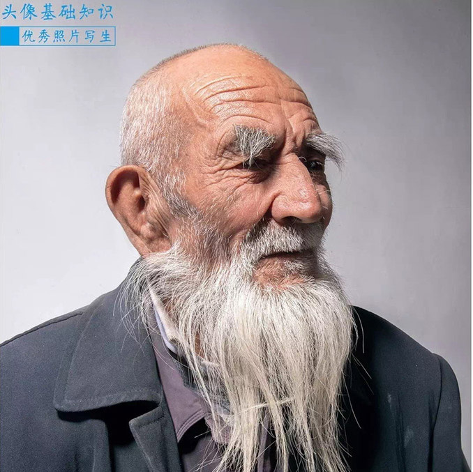 照片范画对临男女老中青素描头像写生艺考联考全方位头像照片对论美术