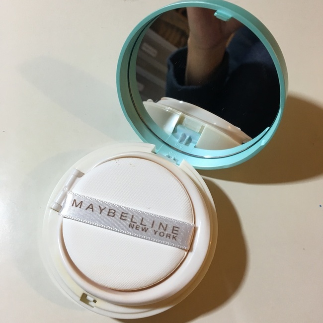 现货maybelline美宝莲/媚比琳新品纯净矿物控油特雾bb气垫粉饼14g