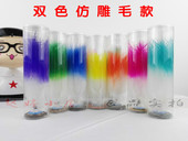 毽子仿雕毛花毽 康乐星火鸡毛毽训练比赛专用耐踢好用桶装 包邮 正品