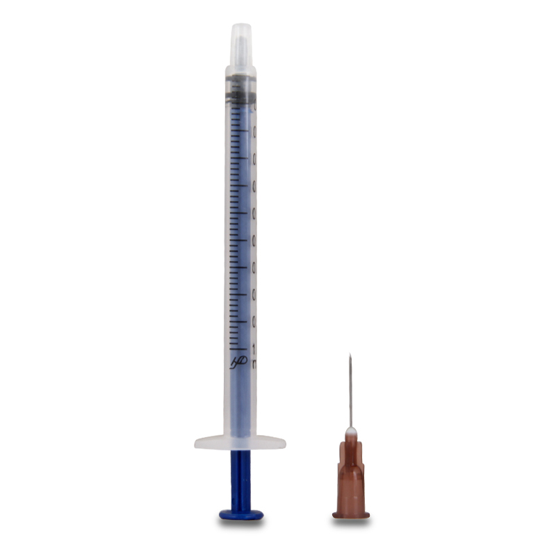 12支装】洪达一次性无菌医用注射器针筒针管带针头1ml*0.