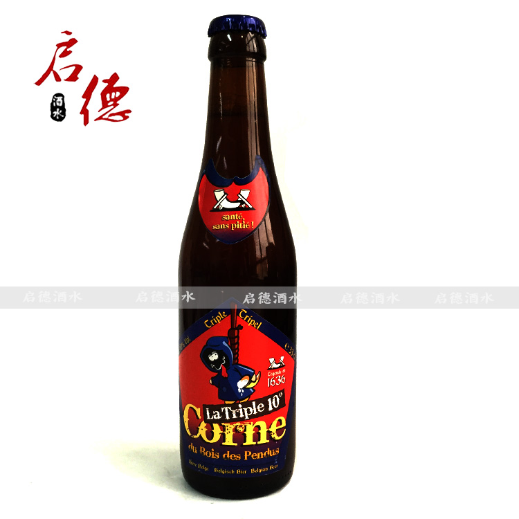 6瓶组合 号角 比利时吊死鬼三料/吊死鬼金啤酒la corne 330ml