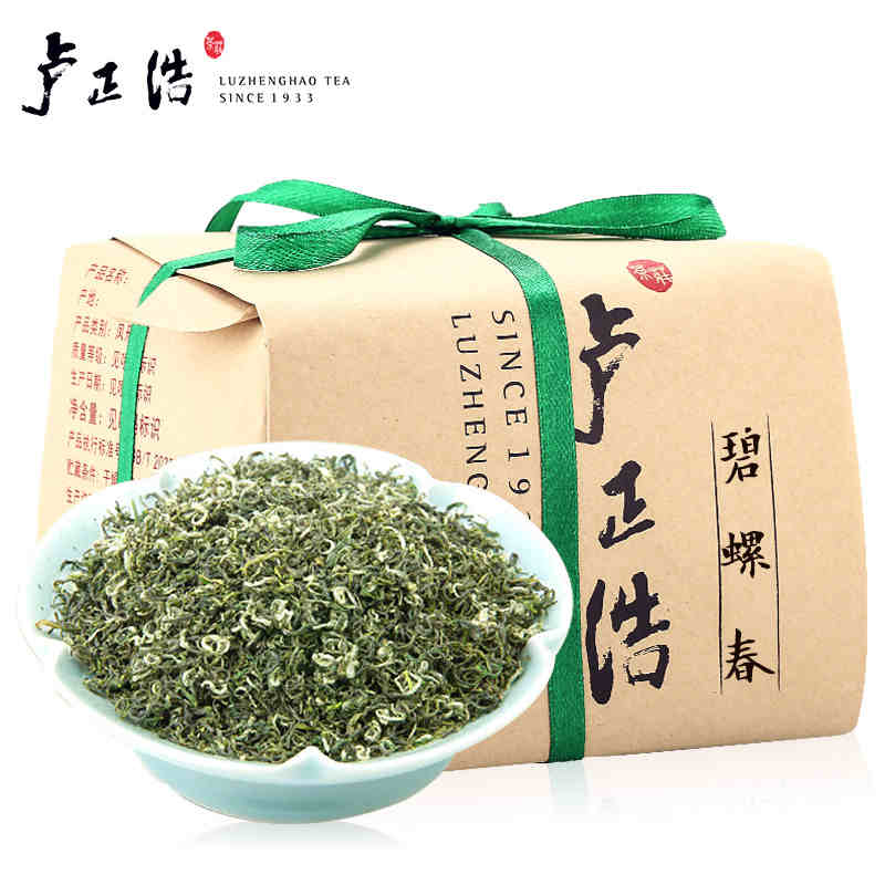 2016新茶上市卢正浩绿茶正宗洞庭碧螺春绿茶茶叶传统D包150g春茶