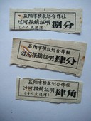 湖南省益阳市横驳划合作社过河报销证明