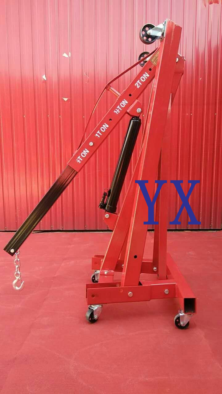 光合汽车发动机吊架发动机折叠小吊机手动液压引擎小吊机单臂吊架