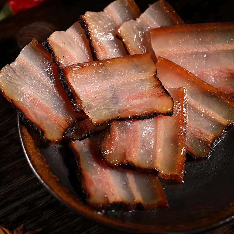 五花酱肉腊肉500克 杰味食光四川传统农家自制酱香腊肉五花腊肉