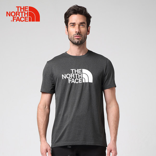 TheNorthFace北面夏季透气印花户外运动男速干衣短袖T恤|2SM3