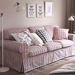 宁波上海宜家家居代购 爱克托 三人沙发,多色,布