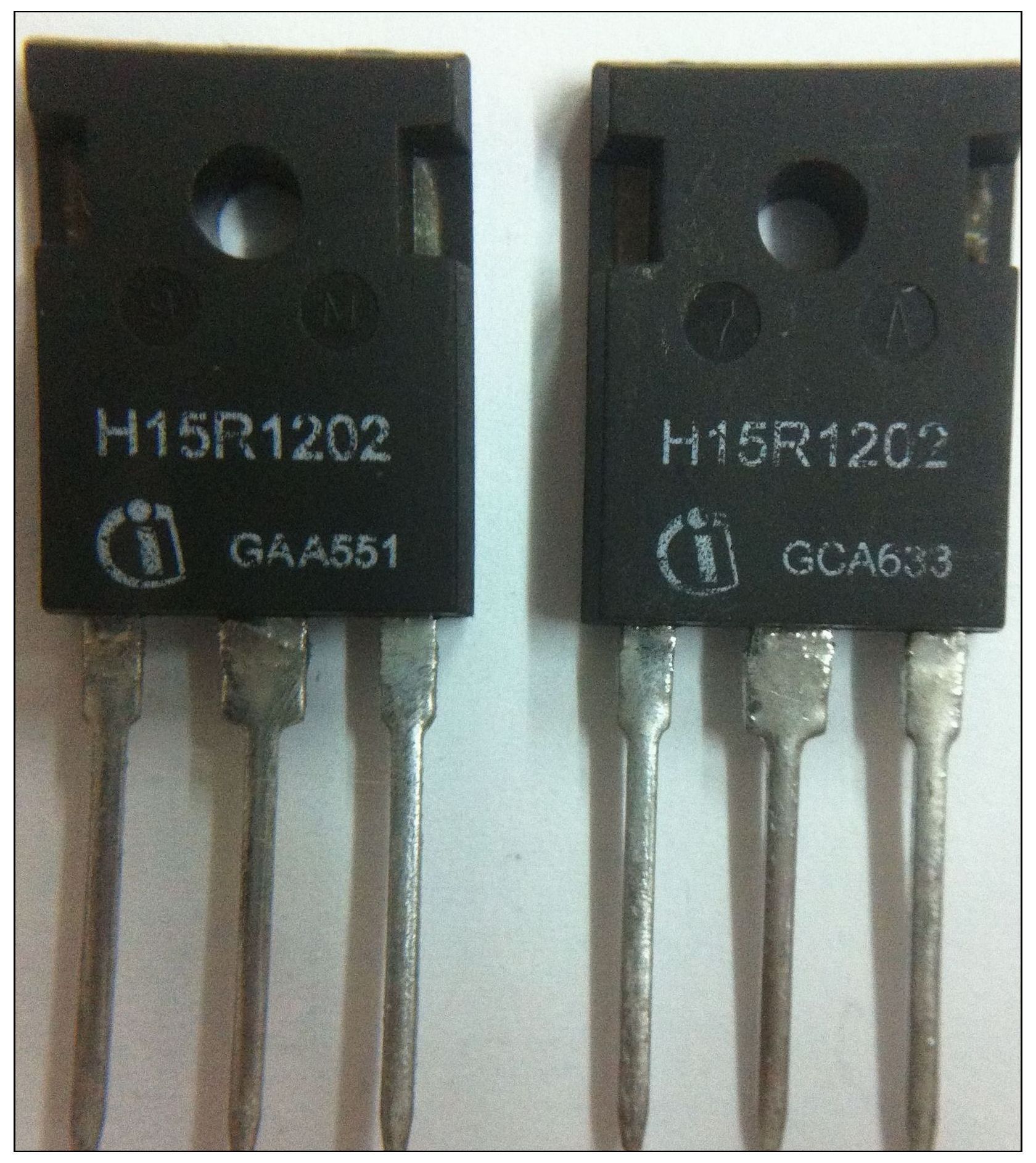 包用**英飞凌原装拆机h15r1202 15a 1200v 长脚
