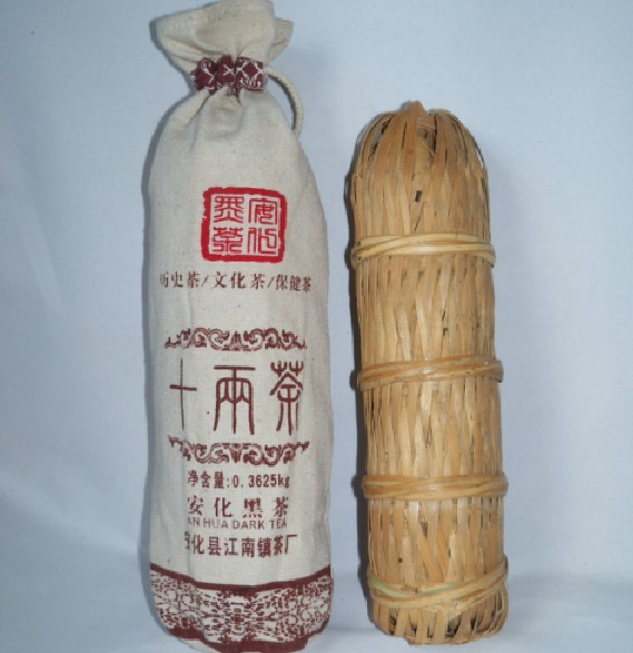 特价湖南安化黑茶2012年十两茶金花茯茶茶叶花卷茶千两茶系列清仓