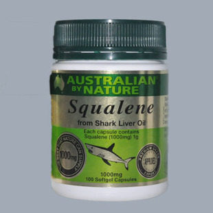 澳洲代购australian nature by squalene 天然角鲨烯1000mg 100粒