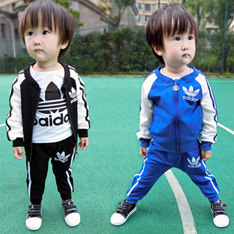 春季三件套宝宝春款小儿童套装童装男童春装0