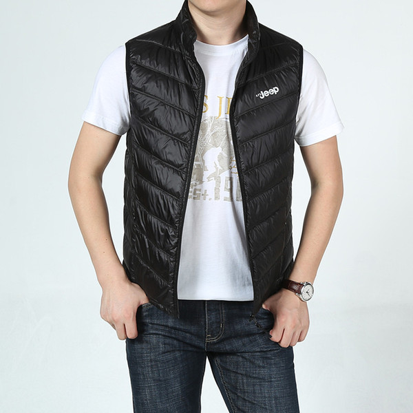 运动<em>马甲</em> 户外登山运动坎肩<em>大码 马甲男秋冬</em>羽