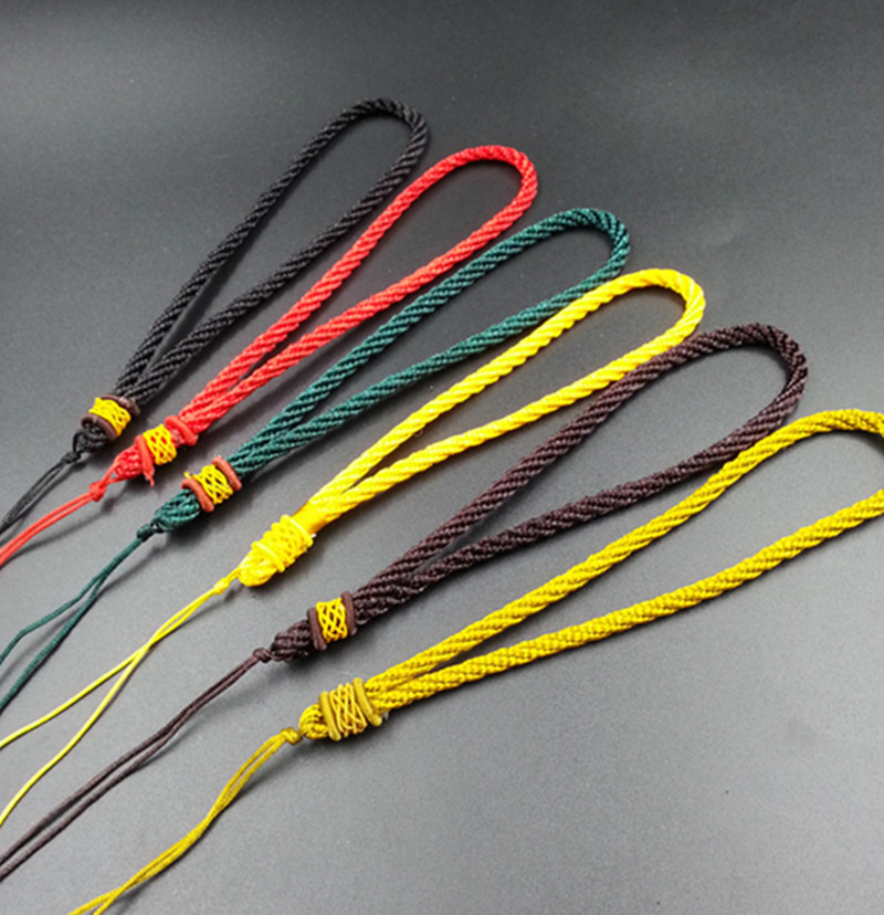 正品[翡翠挂件绳]翡翠挂件绳编法评测 春带彩翡