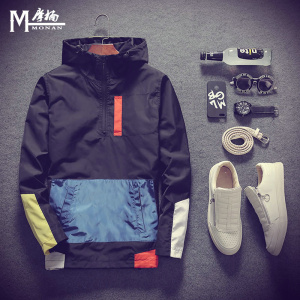 青年连帽夹克运动外套