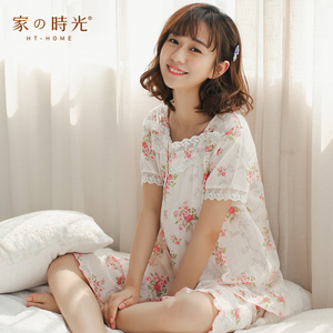 孕妇短袖月子服套装