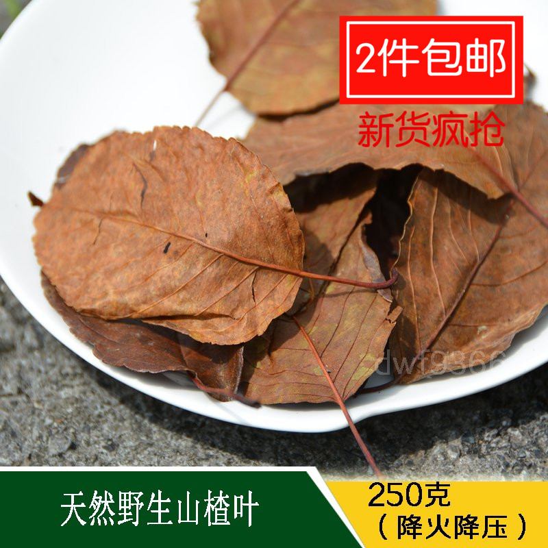 连州纯山楂叶茶 新货野生干山楂树 叶子茶梨降火茶 250克两份包邮
