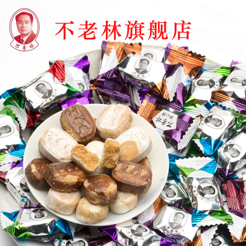 查看淘宝不老林糖沈阳特产迷你酥心糖1000g 怀旧零食花生糖酥糖果喜糖