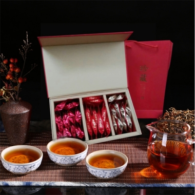 双十一外围英红九号英德红茶2016新茶 一茶三味 礼盒装 送礼首