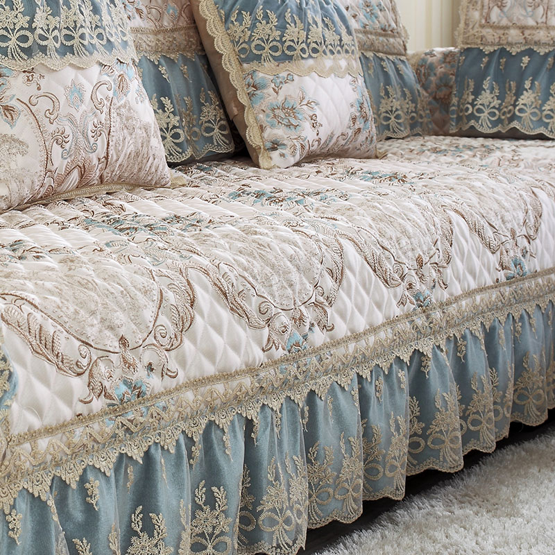 【图】欧式沙发垫防滑四季布艺简约现代全包提花通用组合沙发套巾罩定做 原价64.00元 现价32.00元包邮抢购-九块邮官网 秒杀网