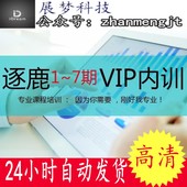淘宝培训班教程VIP干货微信 逐鹿内训课程电商培训课程1到7期视频