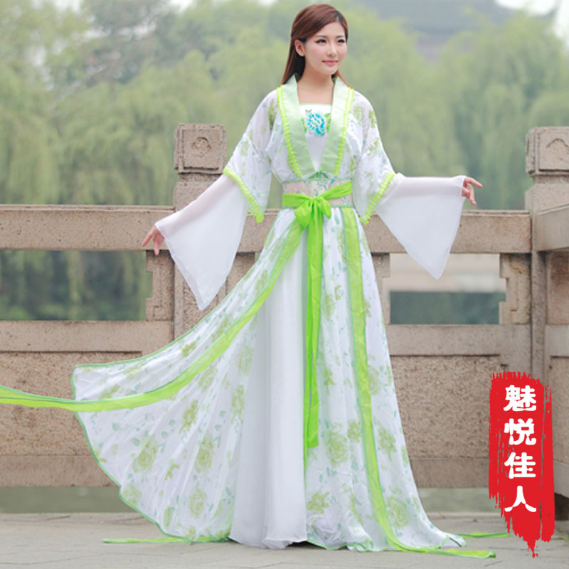高档古装汉服飘逸cosplay服装古代如梦霓裳襦裙龙葵公主仙女套装