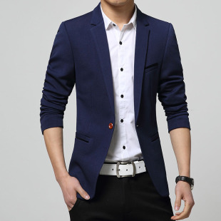 韩版青年修身型小西装 男款商务西服外套 男士