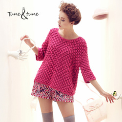 韩版秋冬新品<em>女款</em>小款<em>毛衣</em>短裙两件套装<em>搭配</em>套