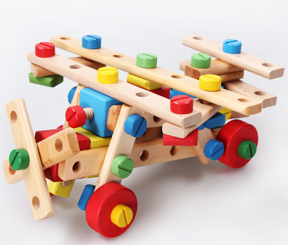 Larkpad几何积木小火车模型儿童玩具宝宝益智