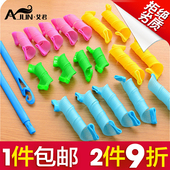 不伤发卷发器塑料卷发神器发筒波浪大卷梨花头蛋卷头卷发棒蜗牛卷