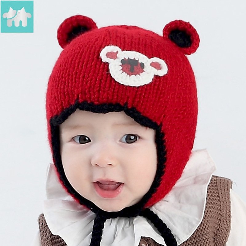 正品[儿童韩版毛线帽子]韩版毛线帽子的钩法评