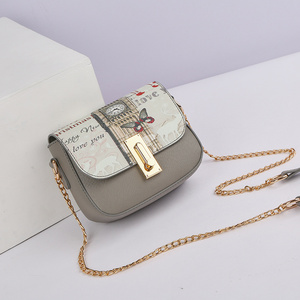 韩版夏季链条小猪包