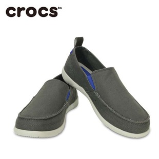 crocs卡骆驰男鞋正品沃尔卢男士低帮帆布鞋轻便休闲懒人鞋潮11270