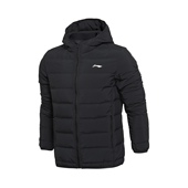 羽绒服AYML037 男子白鸭绒防风透湿保暖短款 16冬季新款 李宁正品