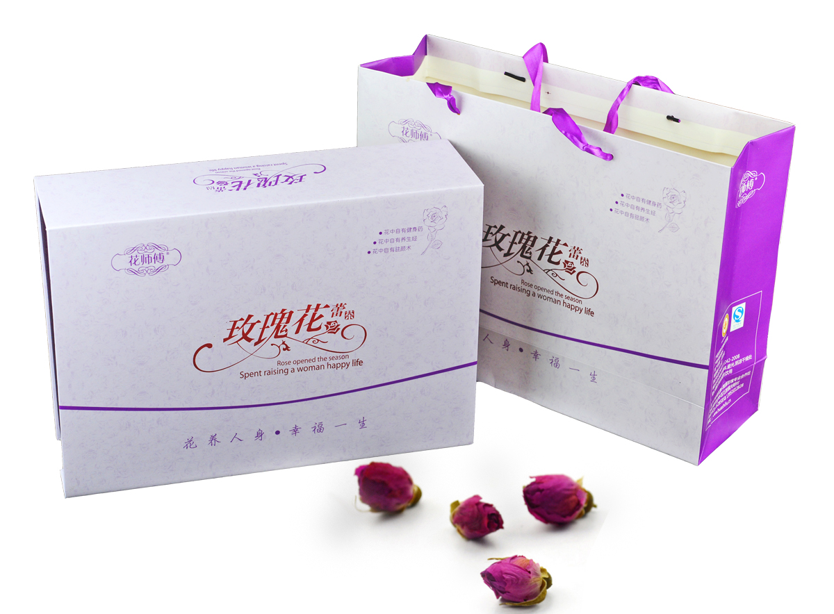 花师傅 有机玫瑰 花草茶 玫瑰花茶 特级无硫 美白润肤高级盒装