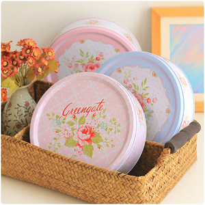 田园风饼干盒收纳盒