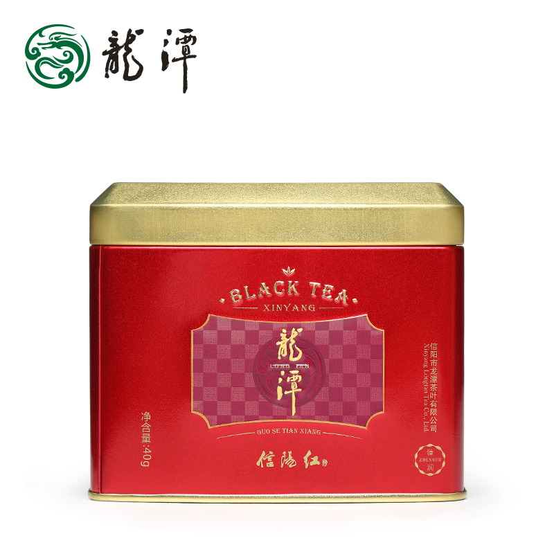 龙潭茶叶正宗信阳红茶 精品嫩芽高山茶 臻润40g精美小礼盒装