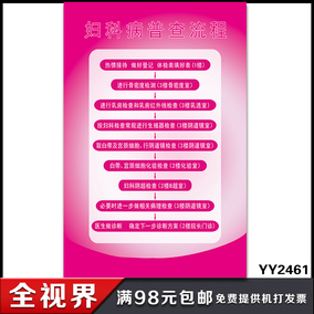医院妇科知识宣传画 女性盆地功能性障碍盆地超声的检查应用海报